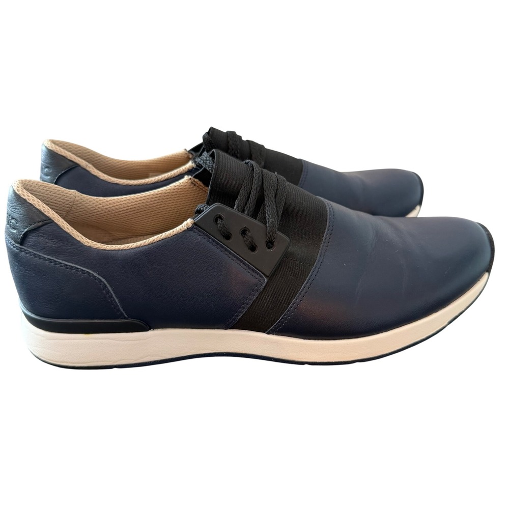 Vionic Carmen Navy‎ Blue Leather Active Sneakers 10010289 Womens 9.5 Med